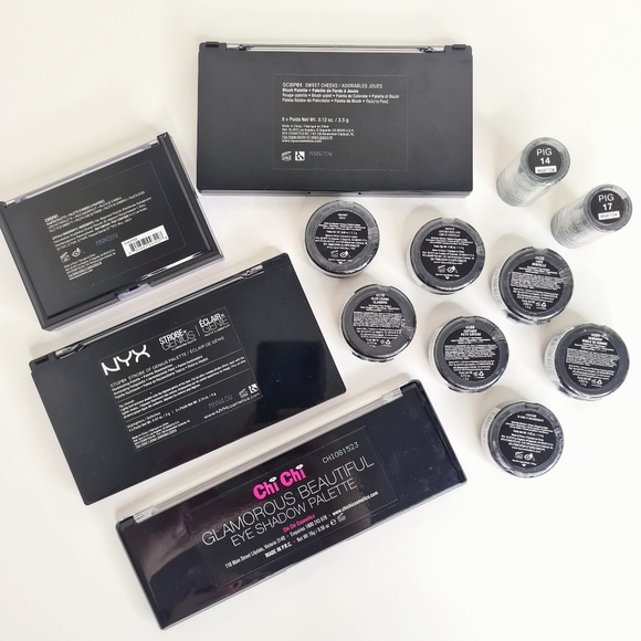 NYX + ChiChi Eyeshadow Blush Highlight Makeup Palettes - EXCELLENT CONDITION - Picture 7 of 8